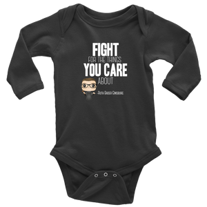 RBG Fight Long Sleeved Infant Bodysuit