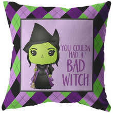 Load image into Gallery viewer, Bad Witch Throw Pillow