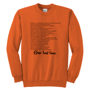 One Last Time Youth Crewneck Sweatshirt