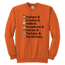 Load image into Gallery viewer, Hadestown Youth Crewneck Sweatshirt