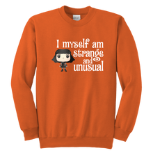 Load image into Gallery viewer, Lydia Strange &amp; Unusual Youth Crewneck Sweatshirt