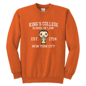 King's College Youth Crewneck Sweatshirt