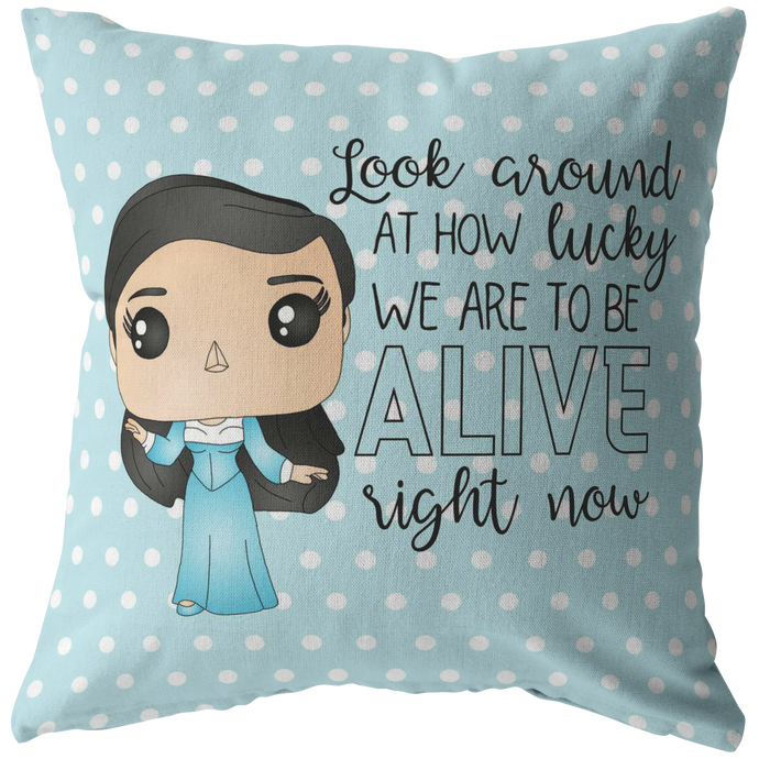 Eliza Schuyler Throw Pillow