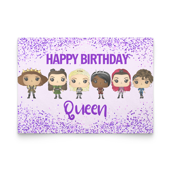 Six Queens Birthday Cards