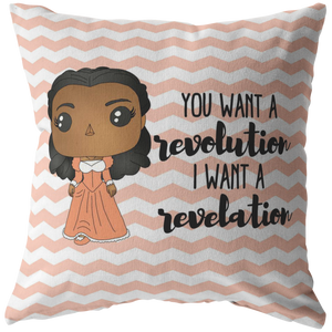 Angelica Schuyler Throw Pillow