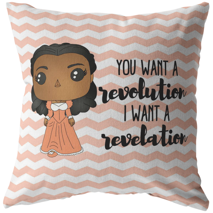 Angelica Schuyler Throw Pillow